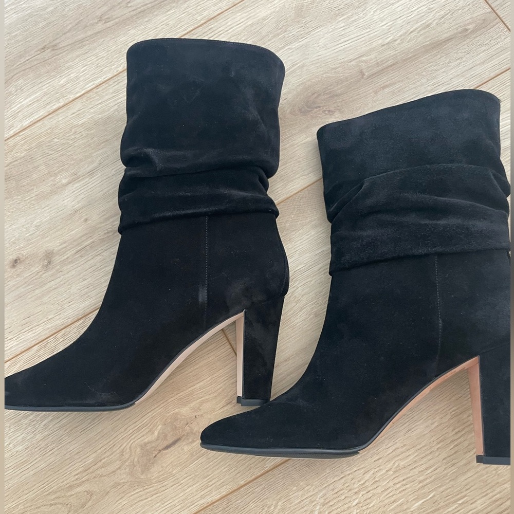 Brand new Manolo Blahnik black boots with Box